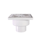 STY-509-50 Сифон душового піддону з вертикальним підключенням DN 50, решіткою з нержавіючої сталі