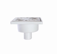 STY-509-RM Сифон  з вертикальним підключенням DN32, решіткою з нержавіючої сталі 100х100 мм