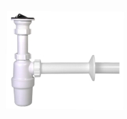 STY-534-32	Сифон для умивальника, з великим стоком, водозливом,з відведенням DN32