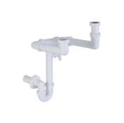 STY-643	Малогабаритний трубчастий сифон для миття посуду та фруктів  з під'єднанням до пральної машини