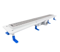 STY-H-70 Душовий канал 700 мм з полірованою решіткою "Гармонія"  з "сухим" сифоном