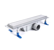 STY-K-40 Душовий канал з полірованою решіткою "Класік"  з "сухим" сифоном