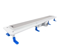 STY-K-70 Душовий канал з полірованою решіткою 700 мм"Класік" з "сухим" сифоном