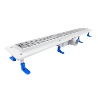 STY-М-70 Душовий канал з полірованою решіткою 700 мм "Медіум"  з "сухим" сифоном