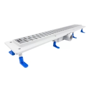 STY-М-80 Душовий канал з полірованою решіткою 800 мм "Медіум"  з "сухим" сифоном