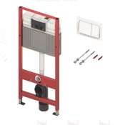 9400400 Комплект TECEbase (модуль+панель змиву TECEbase біла+кріплення)