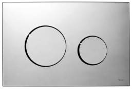 Панель змиву для унітазу TECEloop 9240626 подвійна хром глянцевий