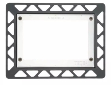 Рамка монтажна TECE 9240649 для панелей зливу 290х220мм хром глянцевий