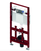 Застінний модуль для унітазу TECElux 200 9600200 з регулюванням висоти 1120мм