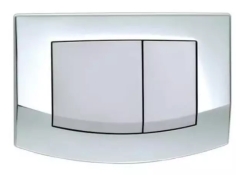 Панель змиву для унітазу TECEambia 9240254 подвійна хром глянцевий