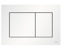 9240417 TECEnow Панель подвійного змиву для унітазу, біла матова