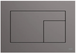 9240731 TECEvelvet Панель подвійного змиву для унітазу, антрацит, Grigio Londra