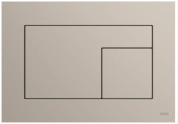 9240733	TECEvelvet Панель подвійного змиву для унітазу, сіро-бежева, Beige Arizona