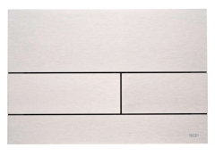 Панель змиву для унітазу TECEsquare II 9240830 подвійна матова нержавіюча сталь