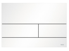 Панель змиву для унітазу TECEsquare II 9240834 подвійна біла матова