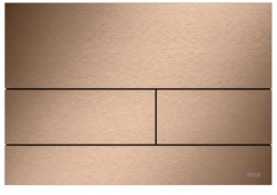 Панель змиву для унітазу TECEsquare II подвійна з поверхнею PVD золото матове