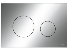 Панель змиву для унітазу TECEloop 9240921 подвійна  хром глянцевий