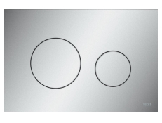 Панель змиву для унітазу TECEloop 9240922 подвійна  хром матовий