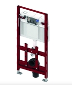 Застінний модуль для унітазу TECElux 100 9600100 монтажна висота 1120мм