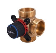 Трьохходовий змішувальний кран Termojet, DN40, kvs-18 зовнішня різьба