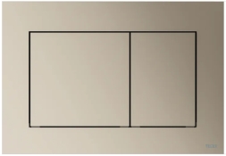 9240418 TECEnow Панель подвійного змиву для унітазу, пластикова, нікель