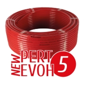 0300004 ЧЕРВОНА - Труба  (16х2,0мм) PERT/EVOH для горячої води та теплої підлоги Fittings Estandart