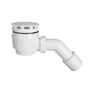 STY-402-F Сифон душового піддону мм з гідрозатвором, білий, що очищається.