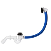 STY-536-A-B Сифон для ванни (автомат), чорний, 530 мм