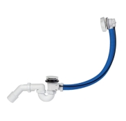 STY-536-A-F Сифон для ванни (автомат), білий , 530 мм.