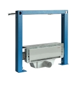 STY-F2KF Внутрішньостінний душовий канал Styron на рамі з полірованою решіткою "Класик" із "сухим" с