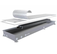 Конвектор опалювальний водяний U-CON з природною конвекцією EK.230/2100/90