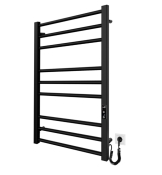 2.2.1608.03.BM Рушникосушка Преміум Класік-I  800х500/80 електр. TR К чорний мат