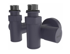 4.028.044881.GR Кран кутовий під ТЕН графіт