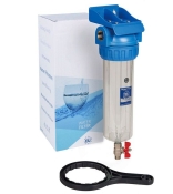 Корпус фільтра Aquafilter FHPR34-3V_R з спускним краном під картридж 2.5х10"