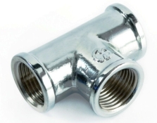 Трійник General Fittings хром BР