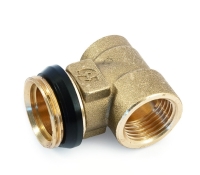 Трійник колектора General Fittings 1"х1/2"х3/8" 3500.G8