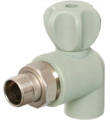 Кран радіаторний PP-R кутовий KAS