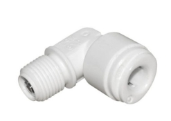 Кутник Aquafilter AQ-A4ME2-CV-W з клапаном 1/8"NPTх1/4"QC трубка-різьба(AQF-PLNZ0201)