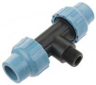 Трійник ПНТ із зовнішньою різьбою SUPRA