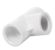 Трійник ПВХ з внутрішньою різьбою USTM
