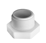 Заглушка із зовнішньою різьбою ПВХ USTM