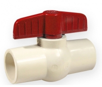 Кран кульовий ХПВХ USTM