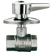 Кран кульовий під штукатурку IVR 130 з ручкою 3/4"ВВ