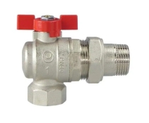 Кран кульовий кутовий IVR з американкою "ВЗ