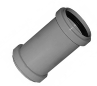 Муфта каналізаційна внутрішня Plastimex Н50 ПП насувна