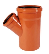 Тройник канализационный внешний Ostendorf KG 224330 ПВХ 250х 125 мм 45°