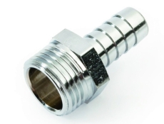 Штуцер General Fittings  хром 1/2" зовнішня різьба 16мм 2600.D9C