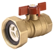 Кран кульовий з клапаном для насосу IVR 381 1''ВВ