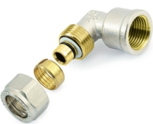 Кутник з внутрішньою різьбою General Fittings 16мм