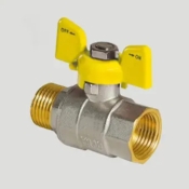 Арт101А (1") ВЗ Кран шаровий для газу з метеликом